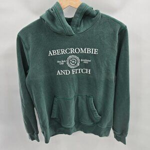 Abercrombie & Fitch Kids Green Hooded Sweatshirt Size 15/16